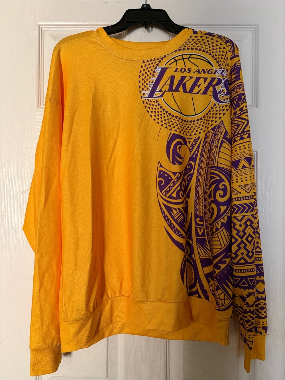 Lakers Gold & Purple Graphic Sweatshirt
